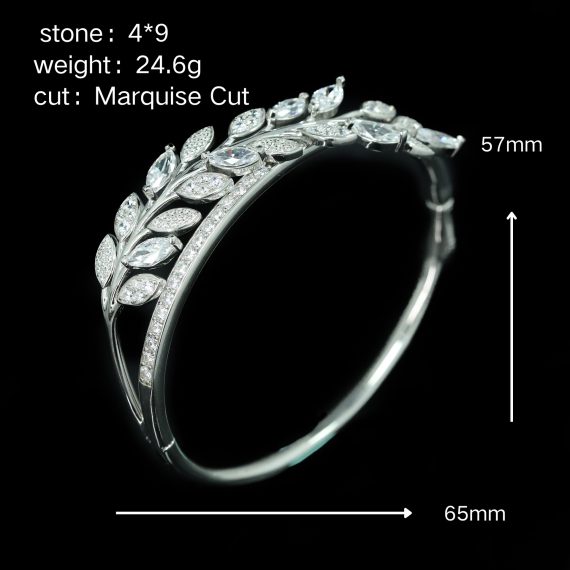 Royal Eye 925 Silver Gold-Plated Dijia Horse Eye Diamond Bracelet - Image 3