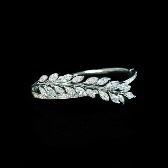 Royal Eye 925 Silver Gold-Plated Dijia Horse Eye Diamond Bracelet - Image 4