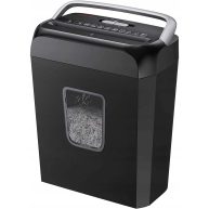 Bonsaii Paper Shredder for Home Use,6-Sheet Crosscut Paper and Credit Card Shredder for Home Office with Handle for Document,Mail,Staple