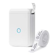 NIIMBOT D110 Portable Rechargeable Mini Label Printer with Tape White