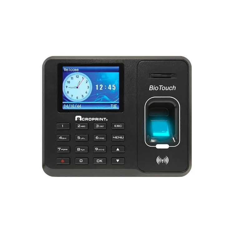 Acroprint BioTouch Time Clock & Badges Bundle - Image 4