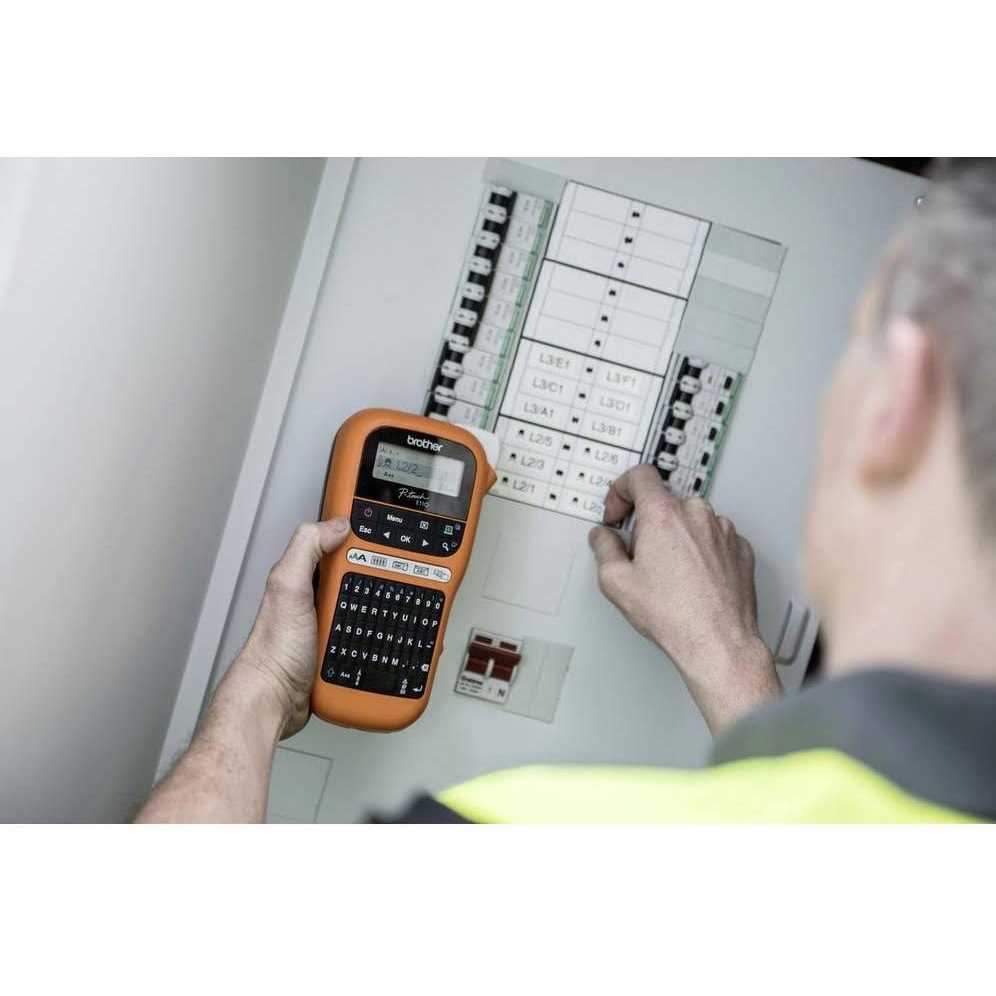 Brother PT-E110 Industrial Handheld Labeling Tool PTE110 - Image 4