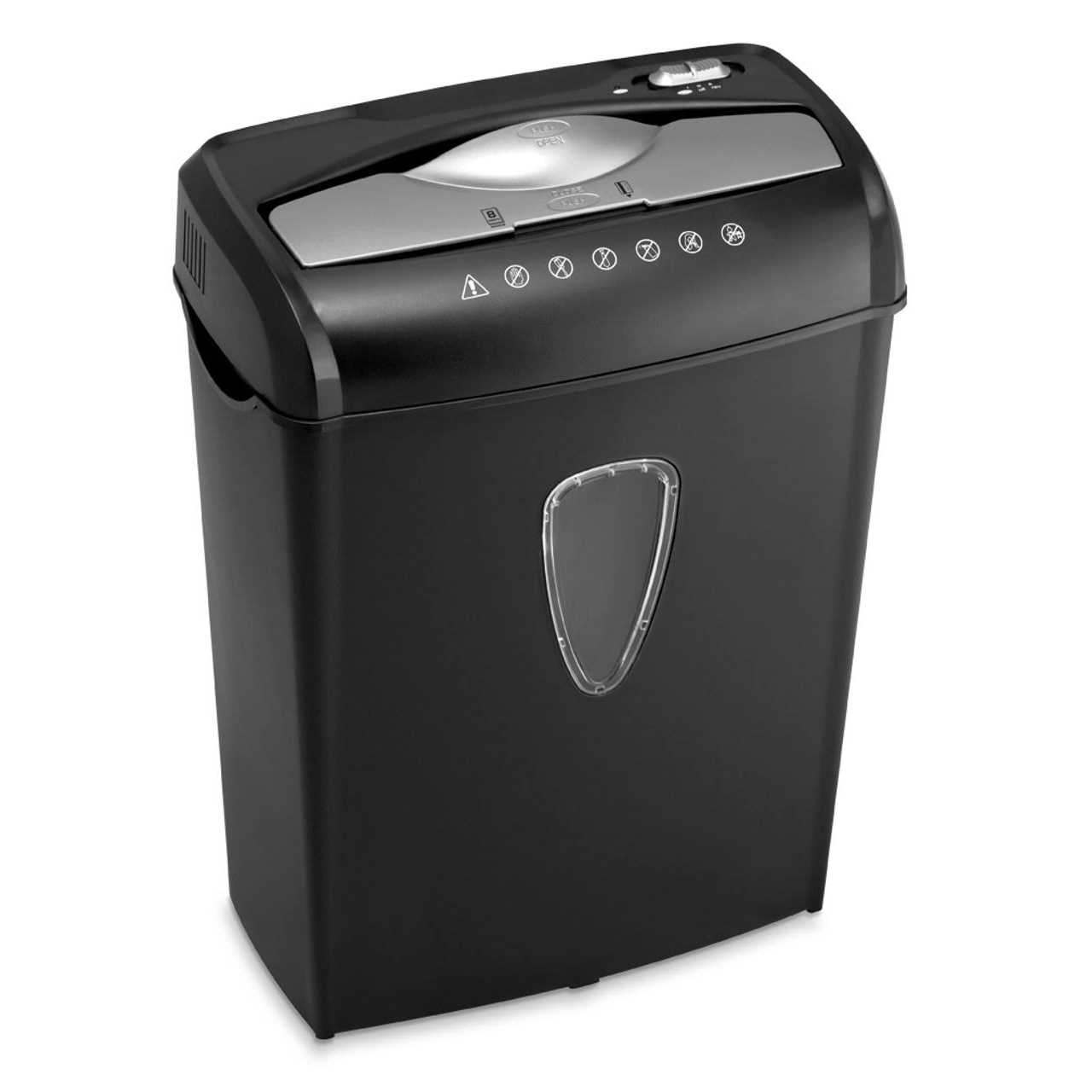 Aurora as890c 8-Sheet Cross-Cut Paper/Credit Card Shredder with Basket - Image 3