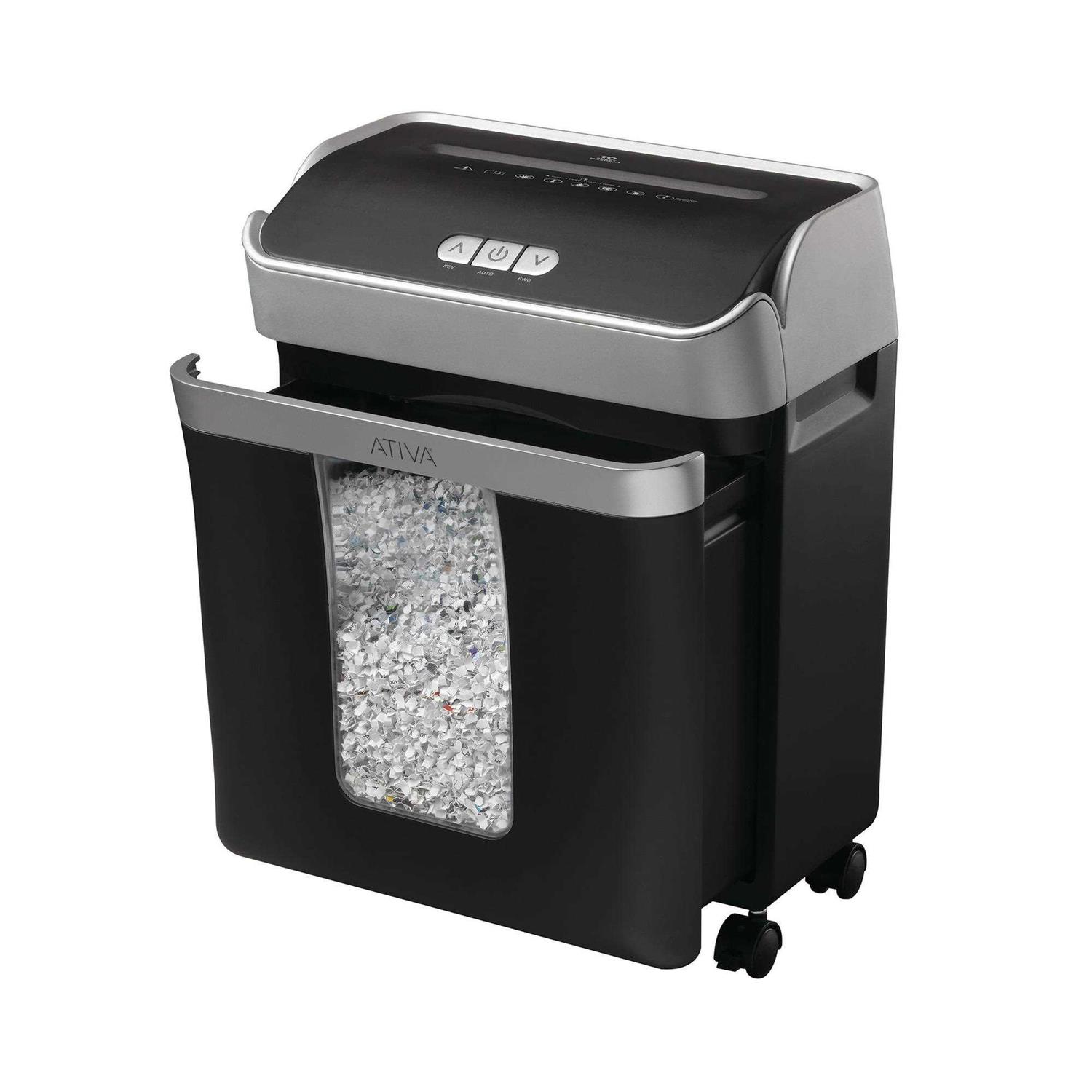 Ativa 10 Sheet Micro-Cut Shredder OMM103P - Image 3