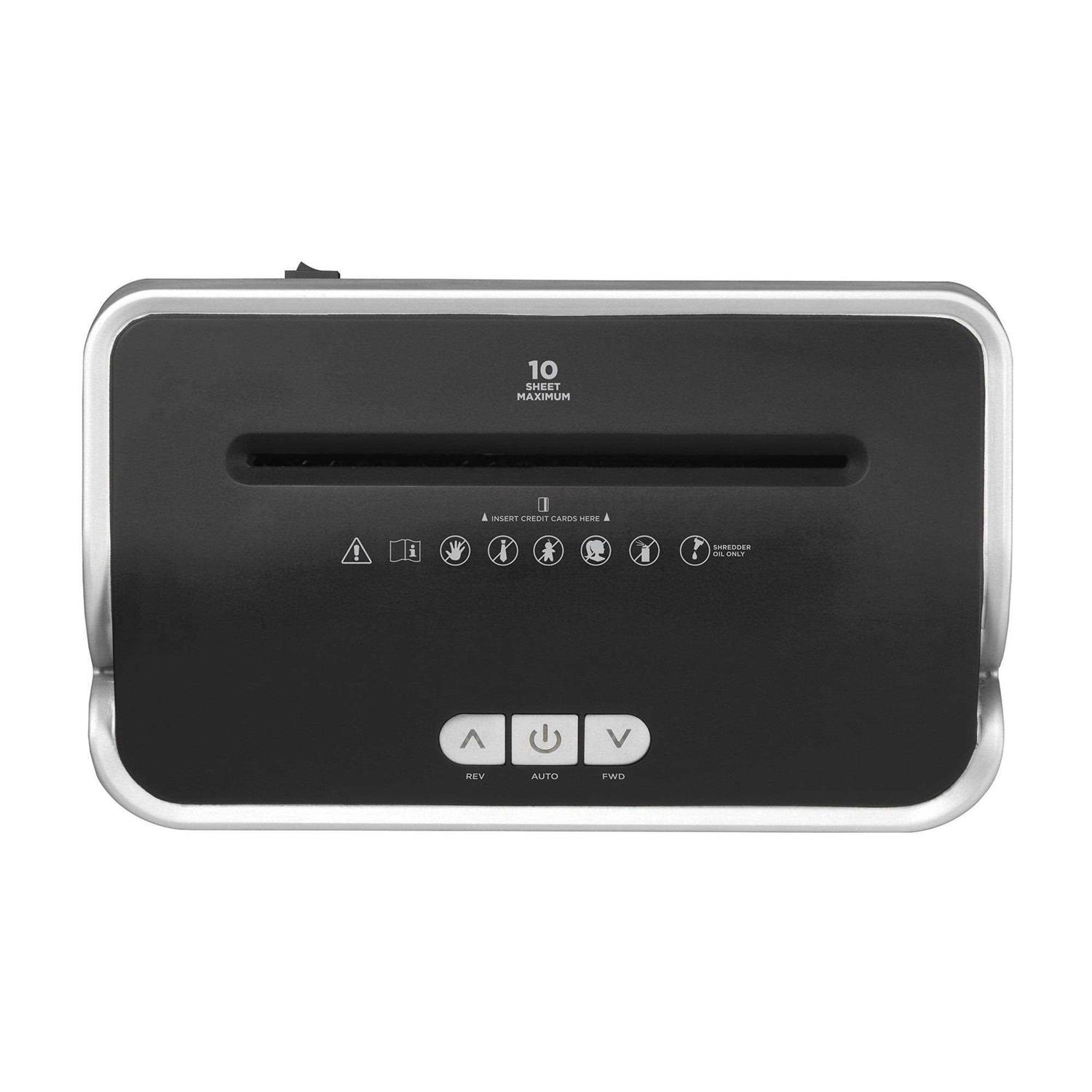 Ativa 10 Sheet Micro-Cut Shredder OMM103P - Image 4