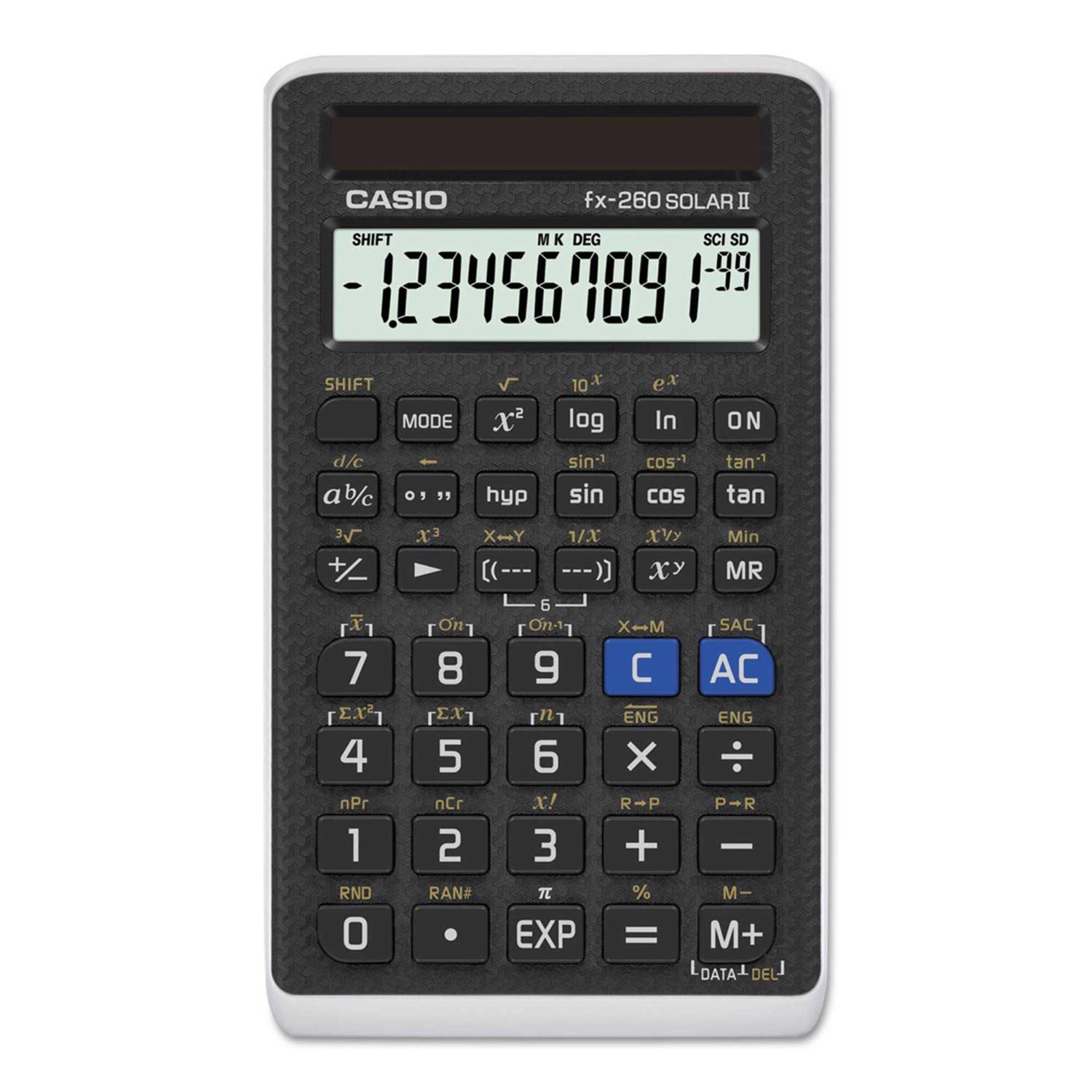 Casio FX 260 Solar II Scientific Calculator