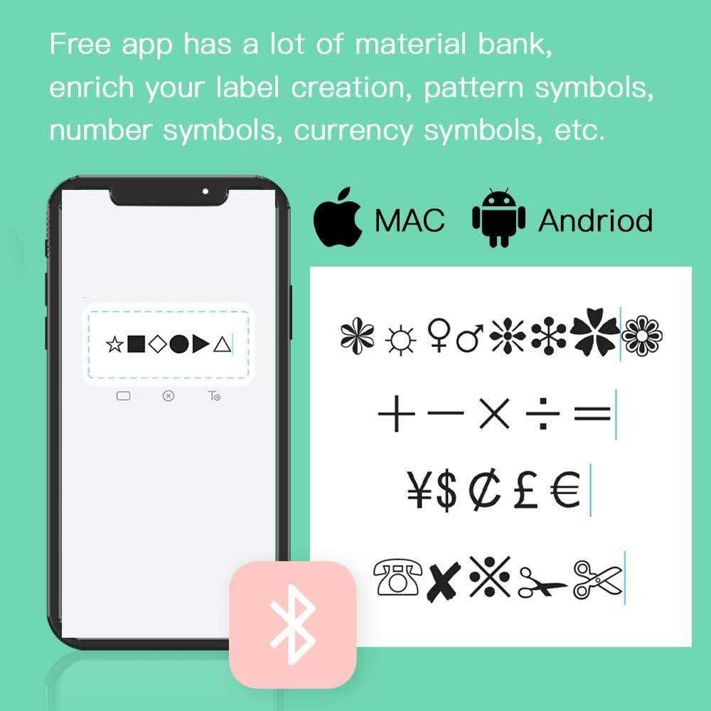 Phomemo D30 Label Maker Bluetooth Label Printer Machine with Tape - Image 4