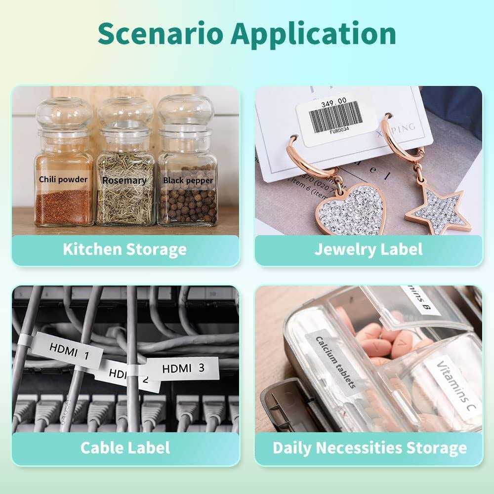 Phomemo D30 Label Maker Bluetooth Label Printer Machine with Tape - Image 3