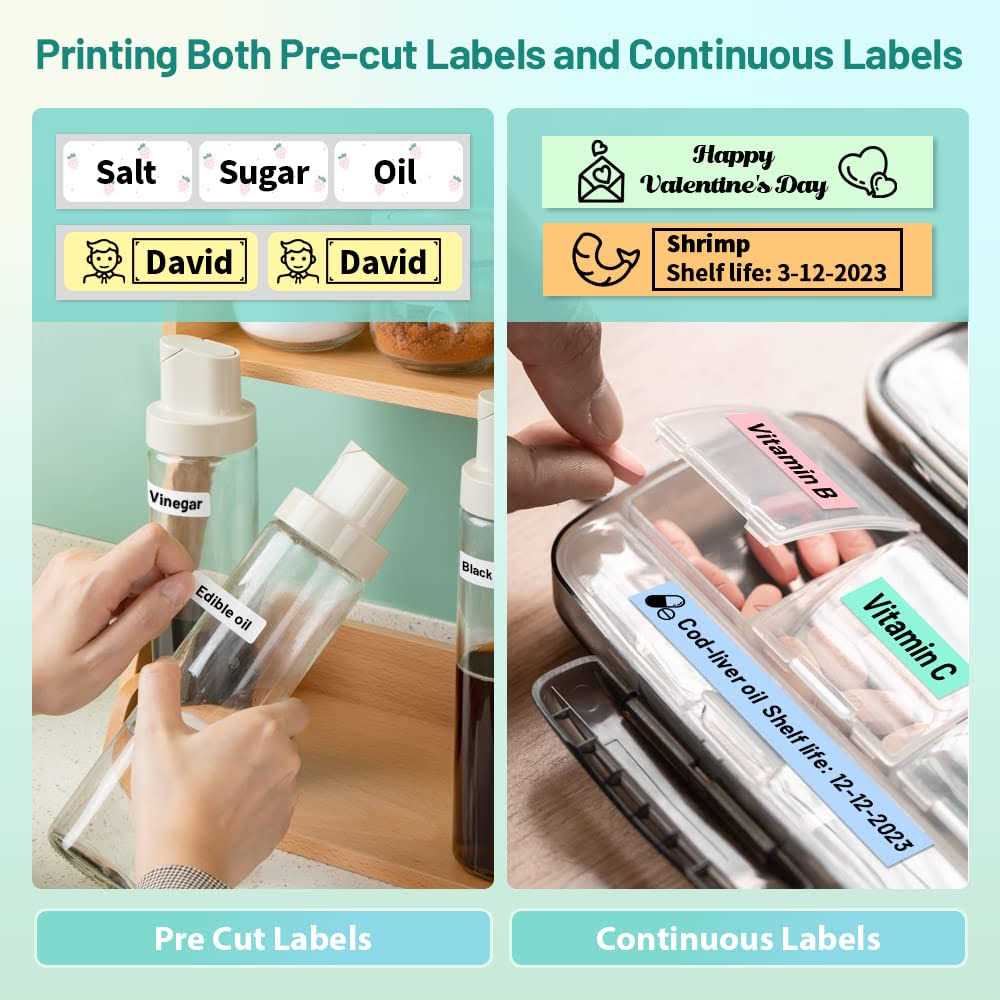 Phomemo D30 Label Maker Bluetooth Label Printer Machine with Tape - Image 4