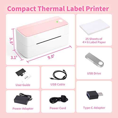 ASprink Bluetooth Thermal Shipping Label Printer - Image 2