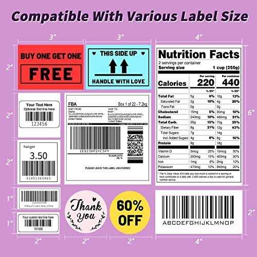 ASprink Bluetooth Thermal Shipping Label Printer - Image 2