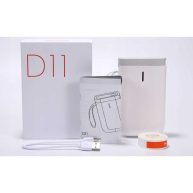 PikDik Mini Bluetooth Label Makers D11 Blue Label Maker Machine with Tape Portable Label Printer Labeler for Labeling Jars Bins