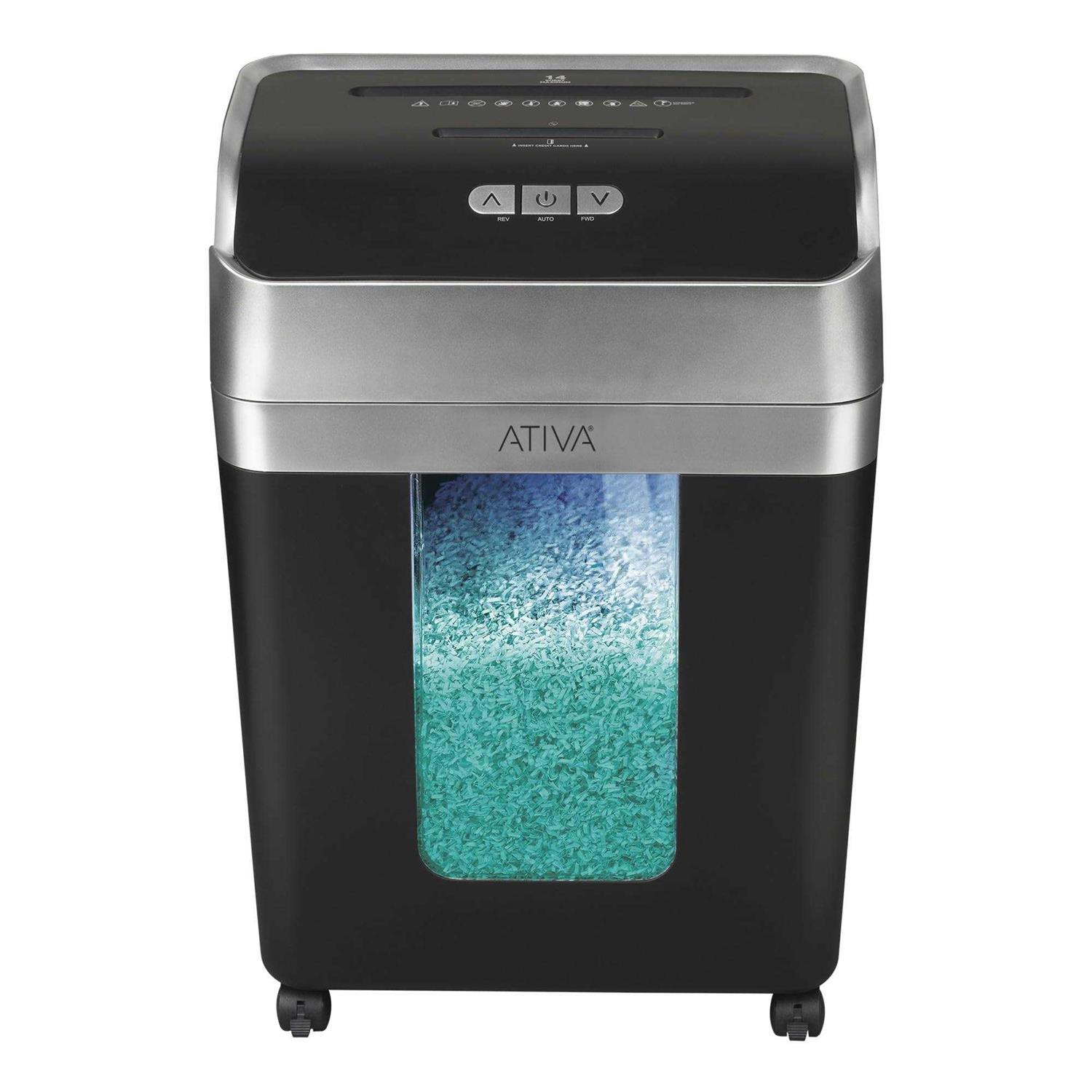 Ativa 14-Sheet Super Micro-Cut Shredder