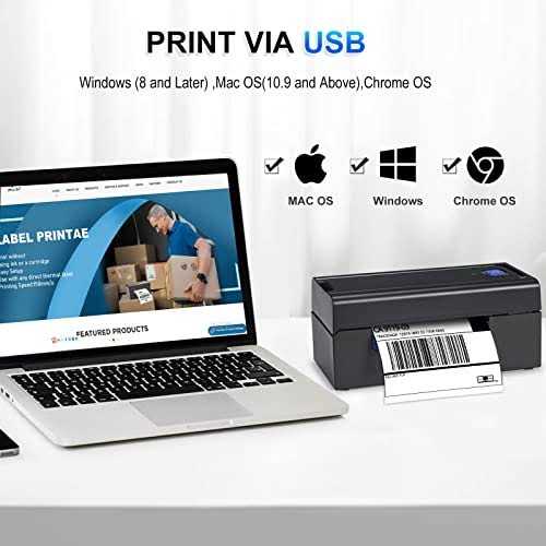 Beeprt Bluetooth Shipping Label Printer Wireless 4×6 Thermal Label Printer for Shipping Packages - Image 2