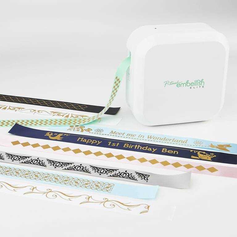 Brother PTP715eBT P-touch Embellish Connectable Decorative Ribbon and Tape Printer - Image 2