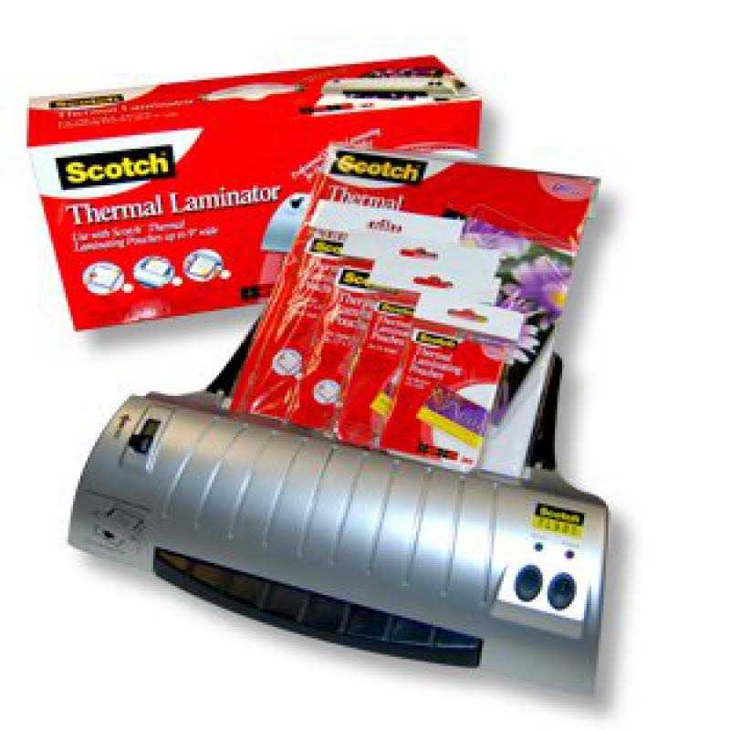 3M Laminator Kit With Every Size Laminating Pouch