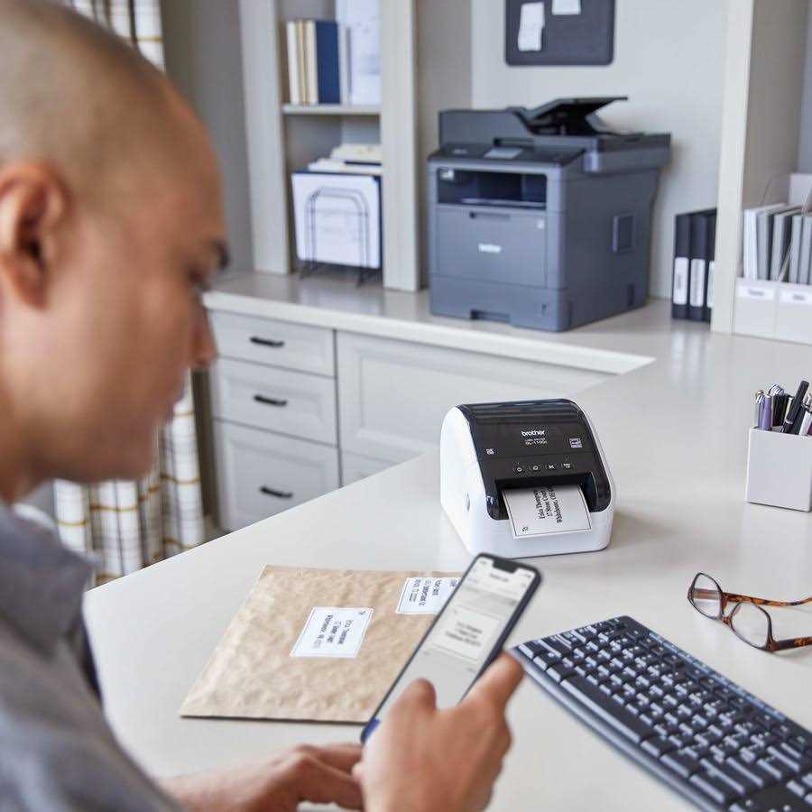 Brother QL-1100C Professional Label Printer Wide Format - Image 2