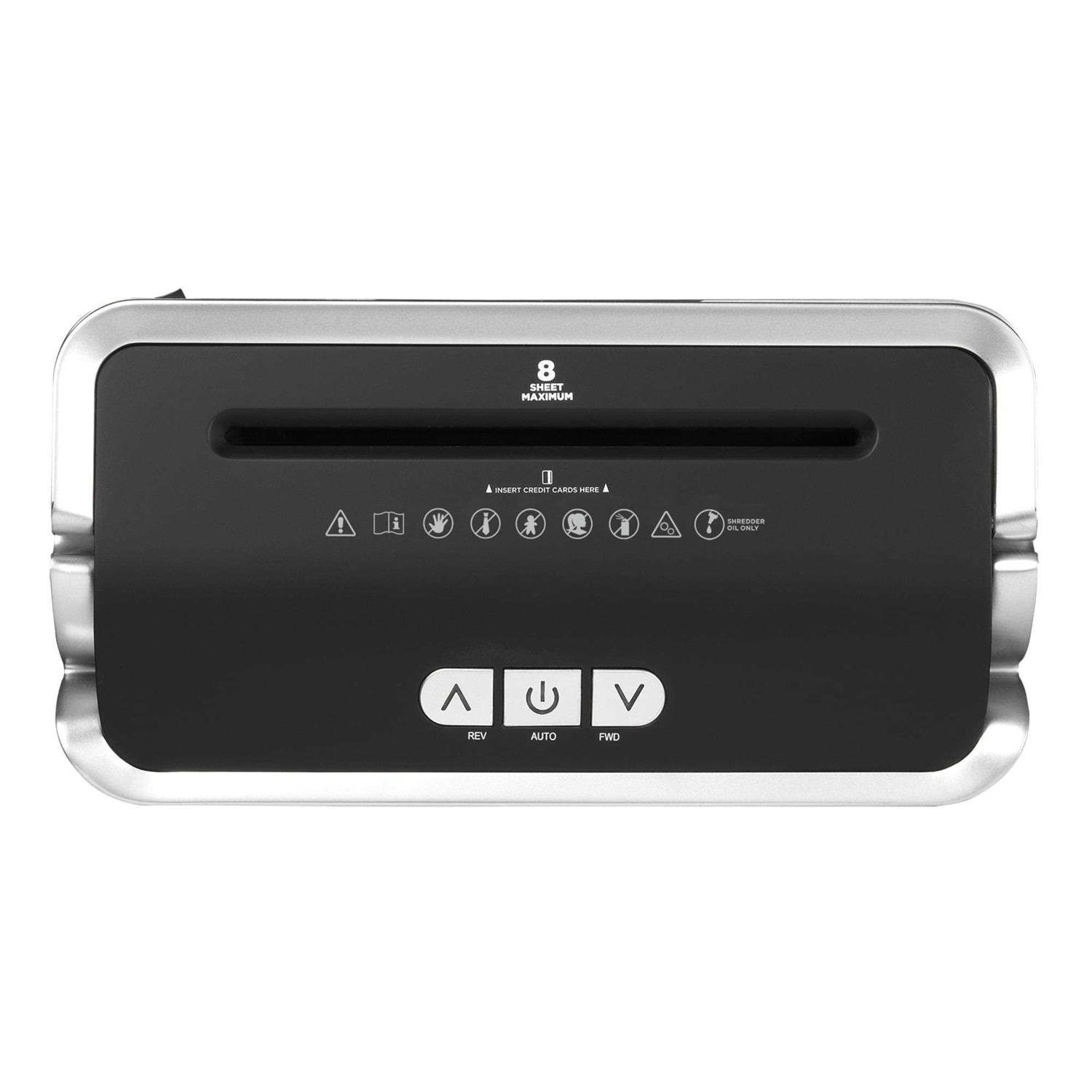 Ativa 8 Sheet Micro-Cut Lift-Off Shredder With Handle OMM83B - Image 2