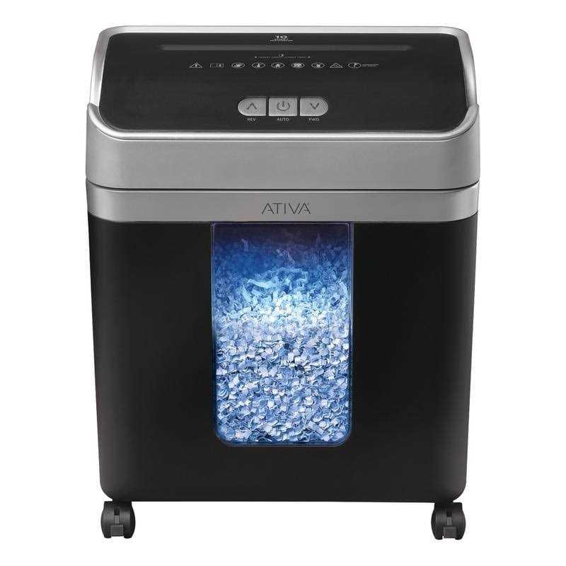 Ativa 8 Sheet Micro-Cut Lift-Off Shredder With Handle OMM83B - Image 3