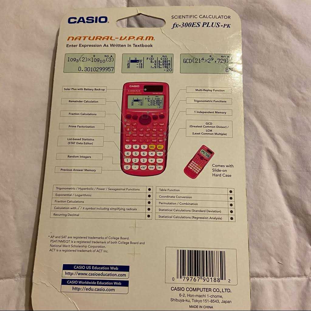 Casio FX-300ES Plus - Image 4