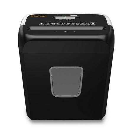 Paper Shredder 6-Sheet Cross Cut Shredder for Home Office Use