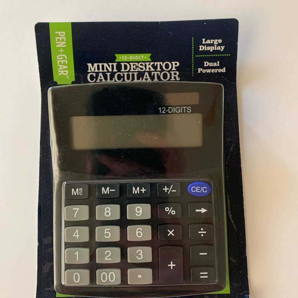 Pen + Gear 12 Digit Mini Desktop Calculator - Image 5