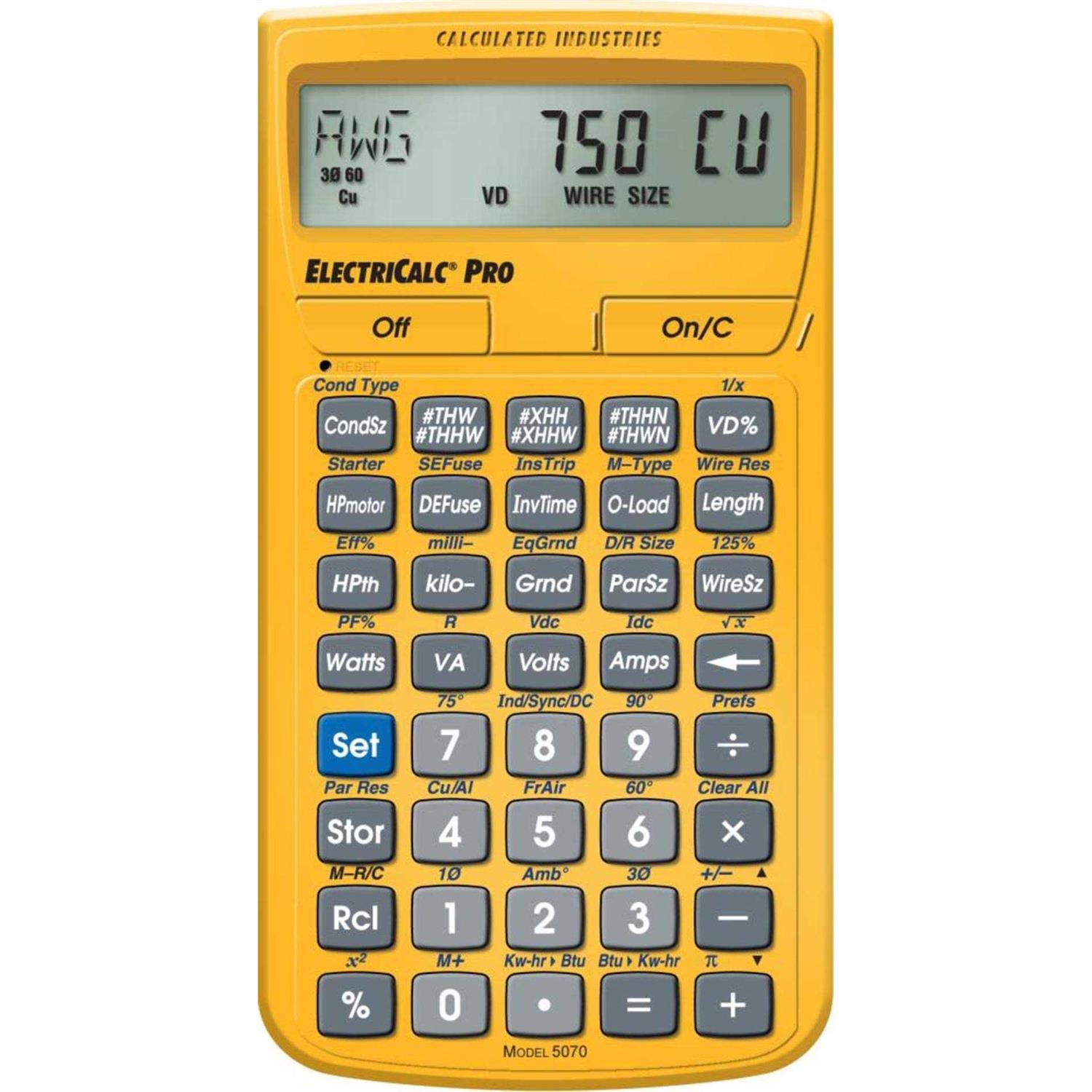 Calculated Industries ElectriCalc Pro 5070 - Image 3