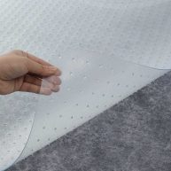 Chair Mat for Carpeted Floor with Lip for Home & Office