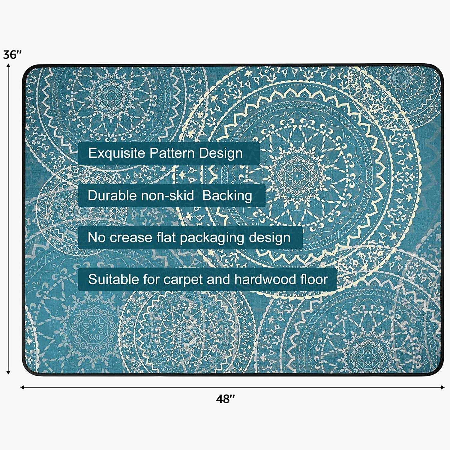 Chair Mat for Carpet 48 inchx36 inchHeavy duty Office Chair Mats for Hard Floor,Carpet Protector for Desk Chair - Image 2