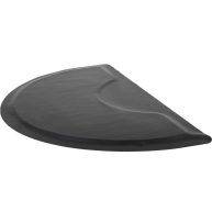 BestSalon Anti Fatigue Mat Salon Mats For Hair Stylist 3 Foot. x 5 Foot.Barber Shop Beauty Comfort Salon Chair Mat Floor Semi Circle 5/8 Inch