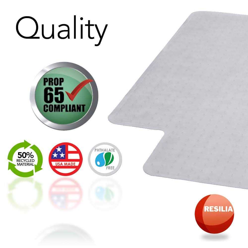 Resilia Office Desk Chair Mat for Carpet - Image 4