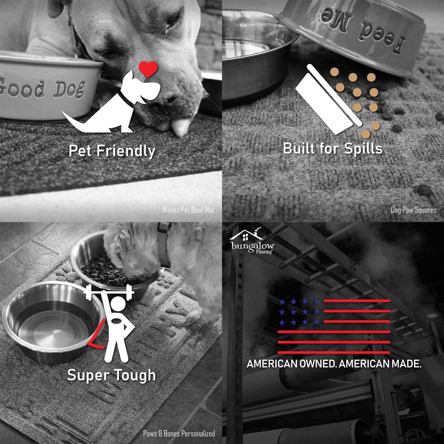 Bungalow Flooring Waterhog Squares Doormat - Image 3