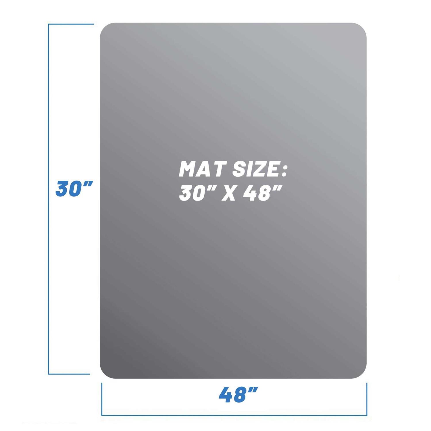 Carpet Chair Mats for Home Office 30×48 Rectangular Chair Mat for Carpets - Image 3