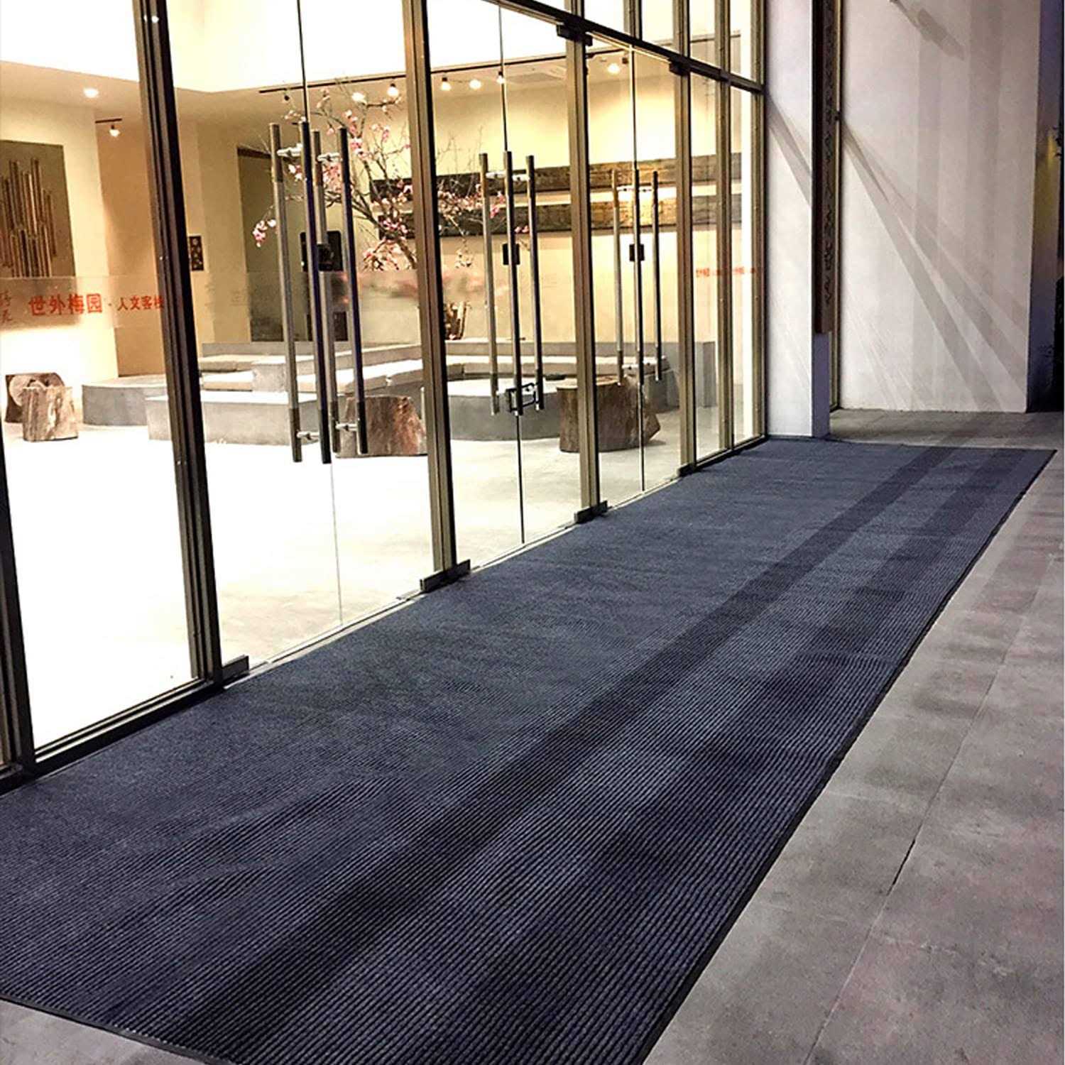 Nisorpa Commercial Grade Door Floor Mat 3′ x 10′ Brush Step Entrance Mat Slip Skid Entrance Mat with PVC Backing Home Office Hotel Corridor Indoor - Image 4