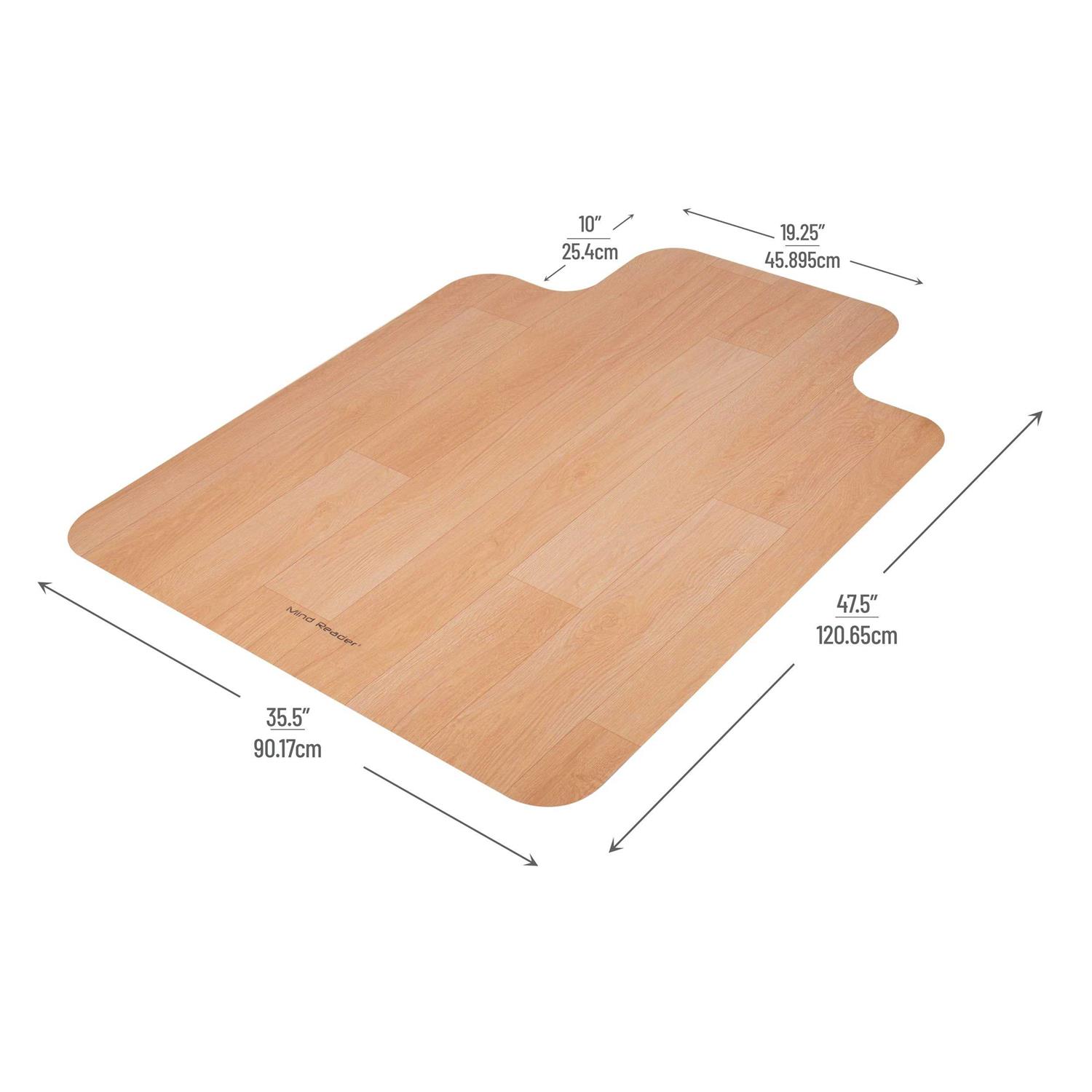 Mind Reader Office Chair Mat for Hardwood Floor - Image 4