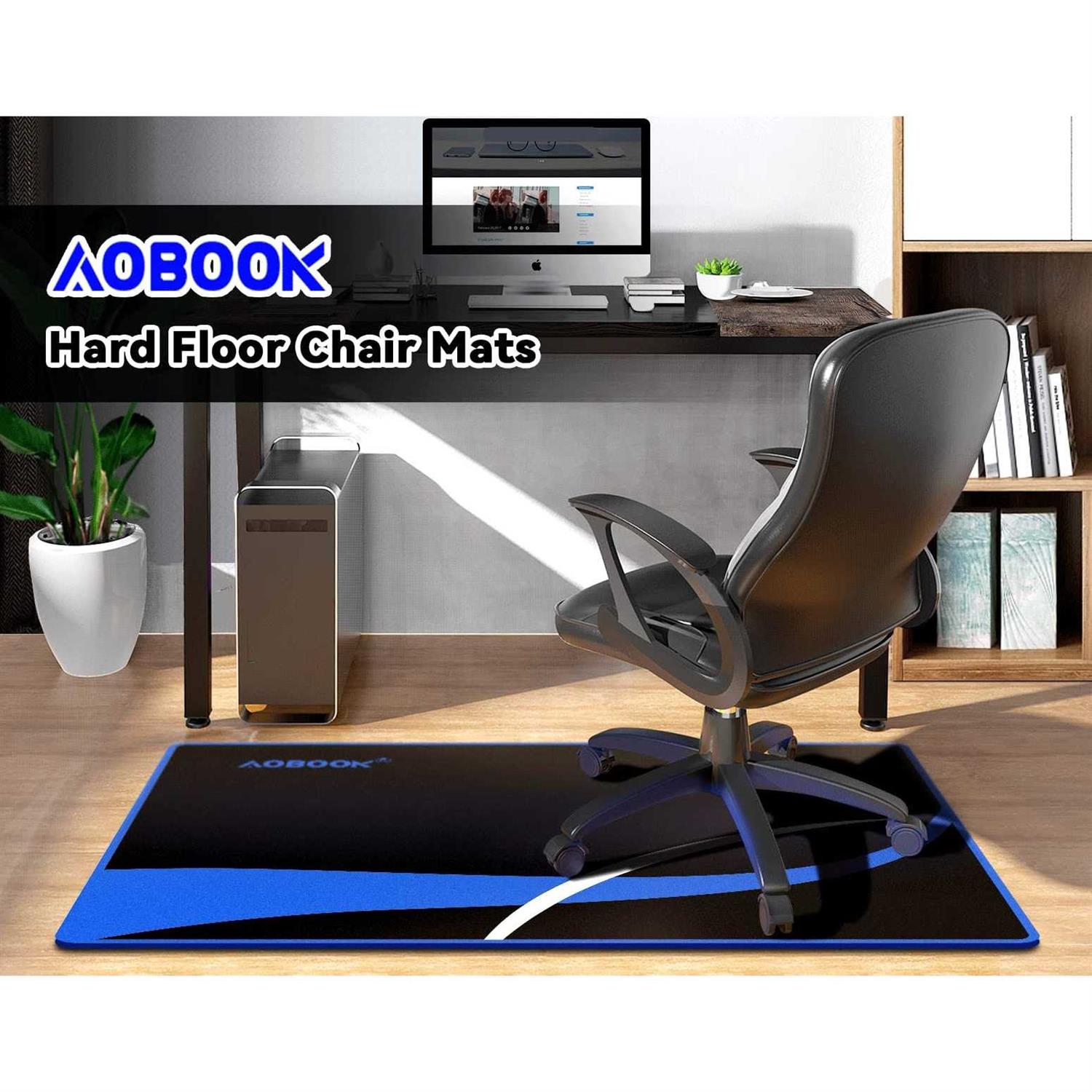 AOBOOK Desk Chair Mat for Hardwood Floor 36×48 Office Gaming Chair Floor Mat for Hardwood/Tile - Image 3