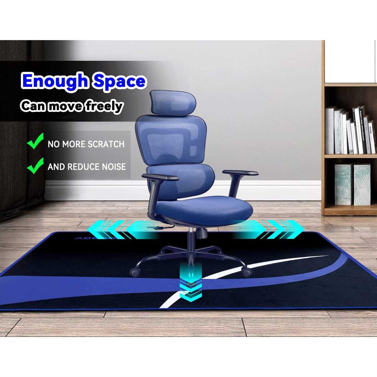 AOBOOK Desk Chair Mat for Hardwood Floor 36×48 Office Gaming Chair Floor Mat for Hardwood/Tile - Image 5