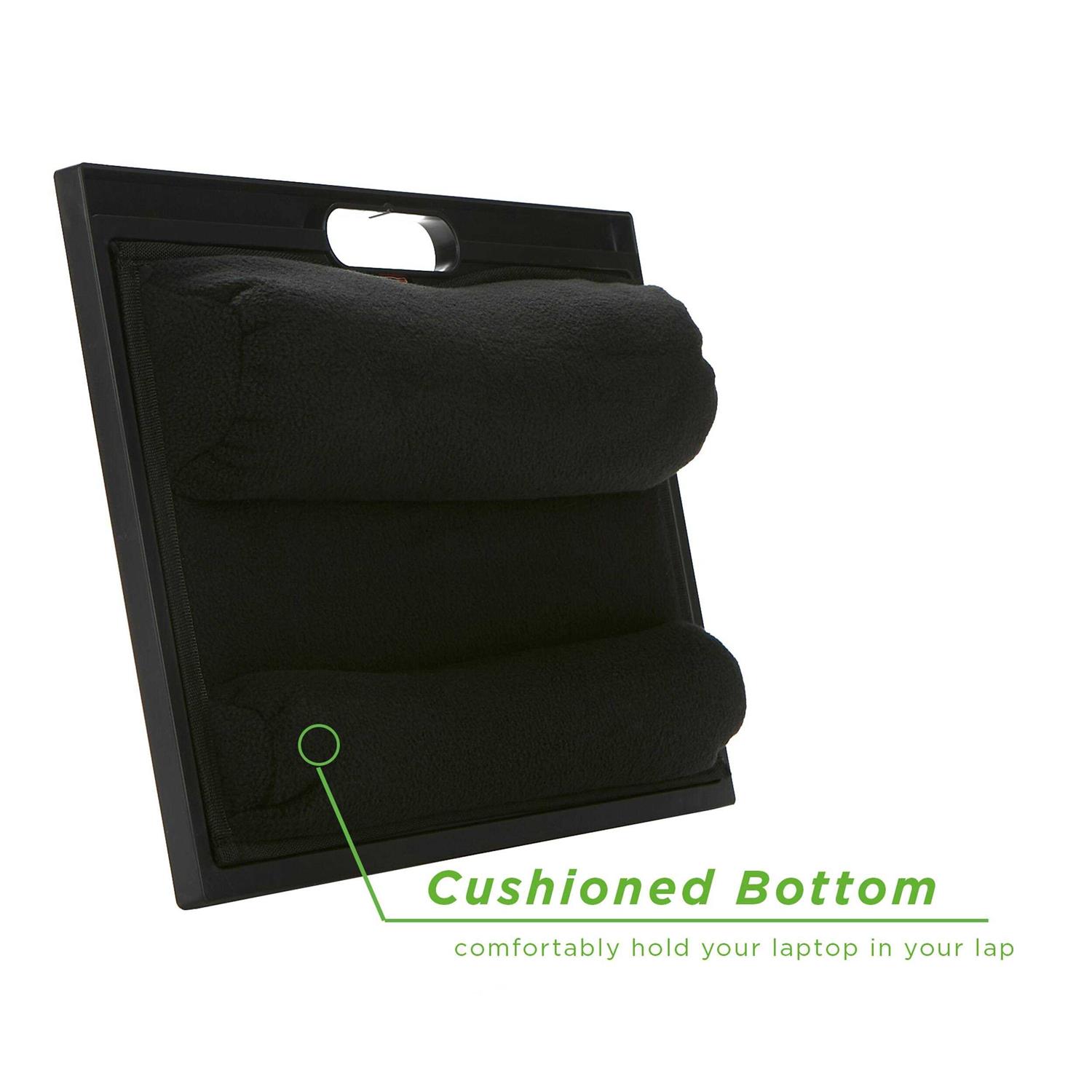 Mind Reader Adjustable 8 Position Lap Top Desk with Cushions - Image 5