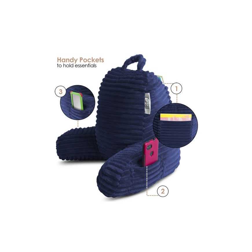 Nestl Cut Plush Reading Pillow with Portable Lap Desk Stand for Laptop - Image 5