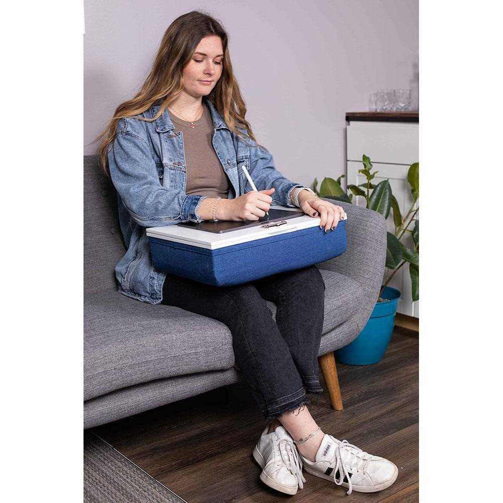 BIRDROCK HOME Lap Desk with Storage and Cushion - Image 3