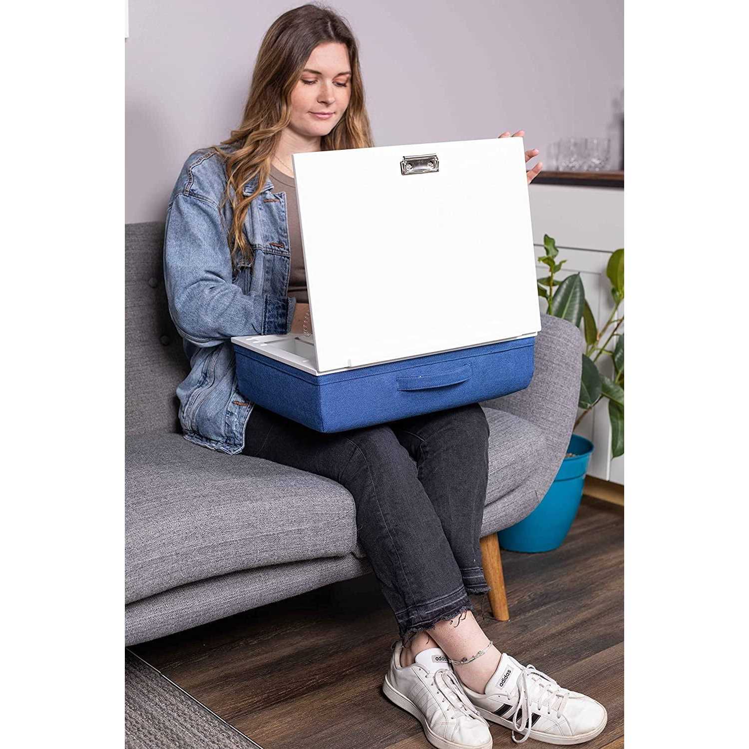 BIRDROCK HOME Lap Desk with Storage and Cushion - Image 4
