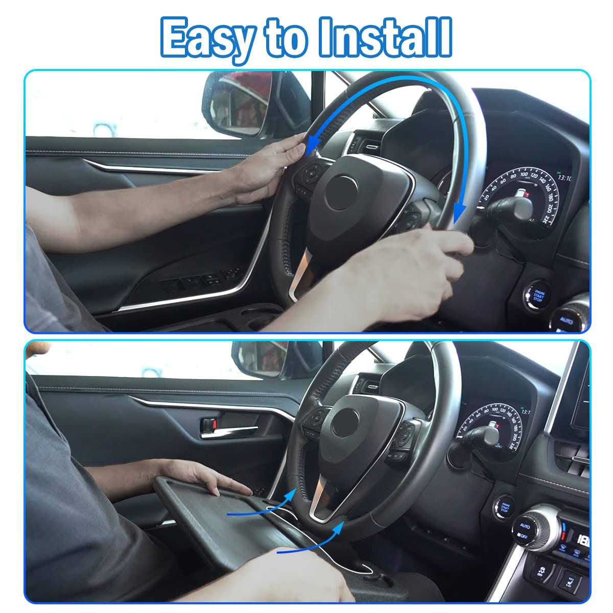 Auto Car Steering Wheel Tray for Vehicle Accessories - Image 4