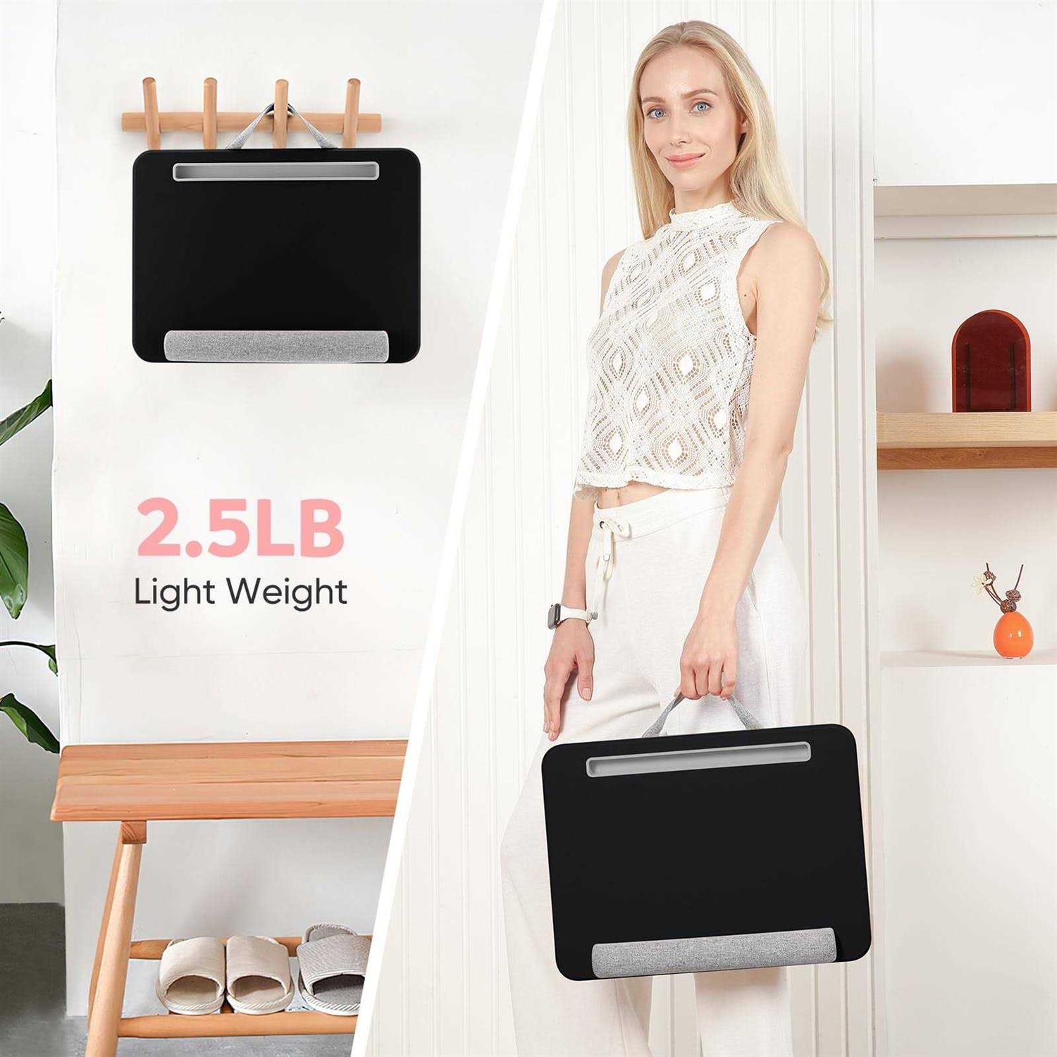 Adjustable Laptop Lap Desk Lap Desk with Cushion Storage Function Anti-Slip Wrist Rest for Home Office Adults Students - Image 4