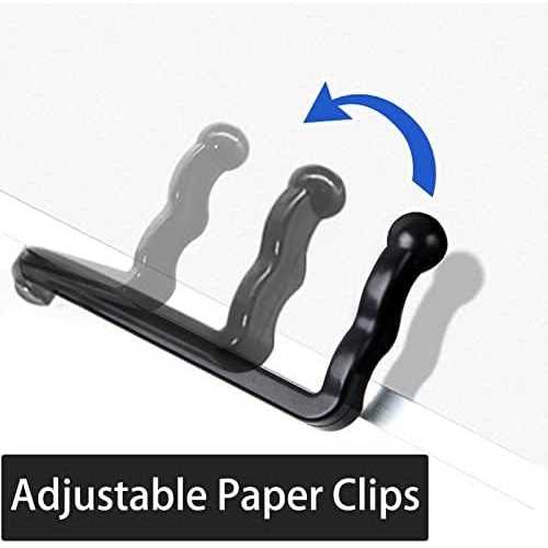 Book Stand Multifunctional Adjustable Laptop Stand Book Holder Tray with Clips Ergonomic Multi Heights Angles Adjustable Cooking Bookstand - Image 5