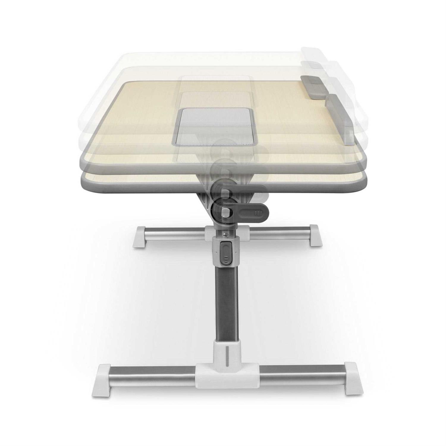 Aluratek Adjustable Ergonomic Laptop Cooling Table with Fan ACT01F - Image 3