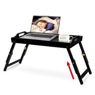 Mayyol Breakfast Bed Tray for Eating Height Adjustable Raised Food Table