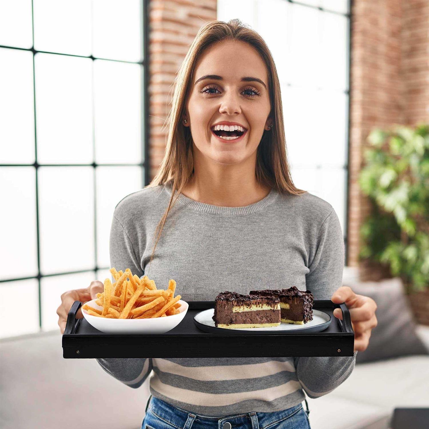 Mayyol Breakfast Bed Tray for Eating Height Adjustable Raised Food Table - Image 4