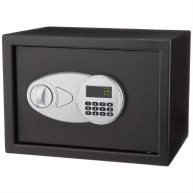Amazon Basics Steel Security Safe and Lock Box with Electronic Key