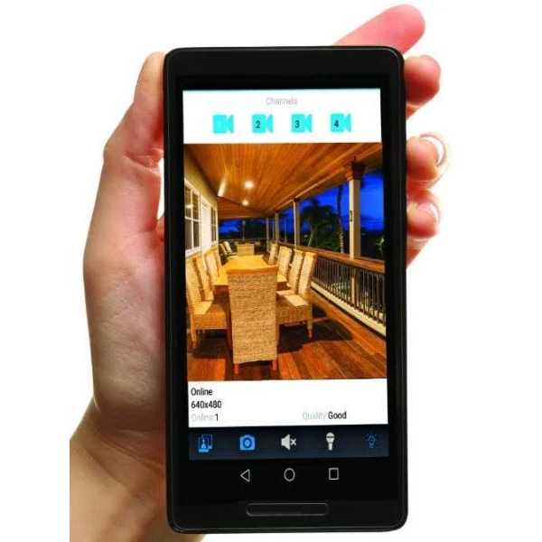 Cobra 8 Channel Surveillance DVR with 4 HD Cameras and Mobile Monitoring Capabilities - Image 3