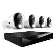 Night Owl 2-Way Audio 12 Channel DVR Security System with 1TB Hard Drive and 4 Wired 1080p Deterrence Cameras